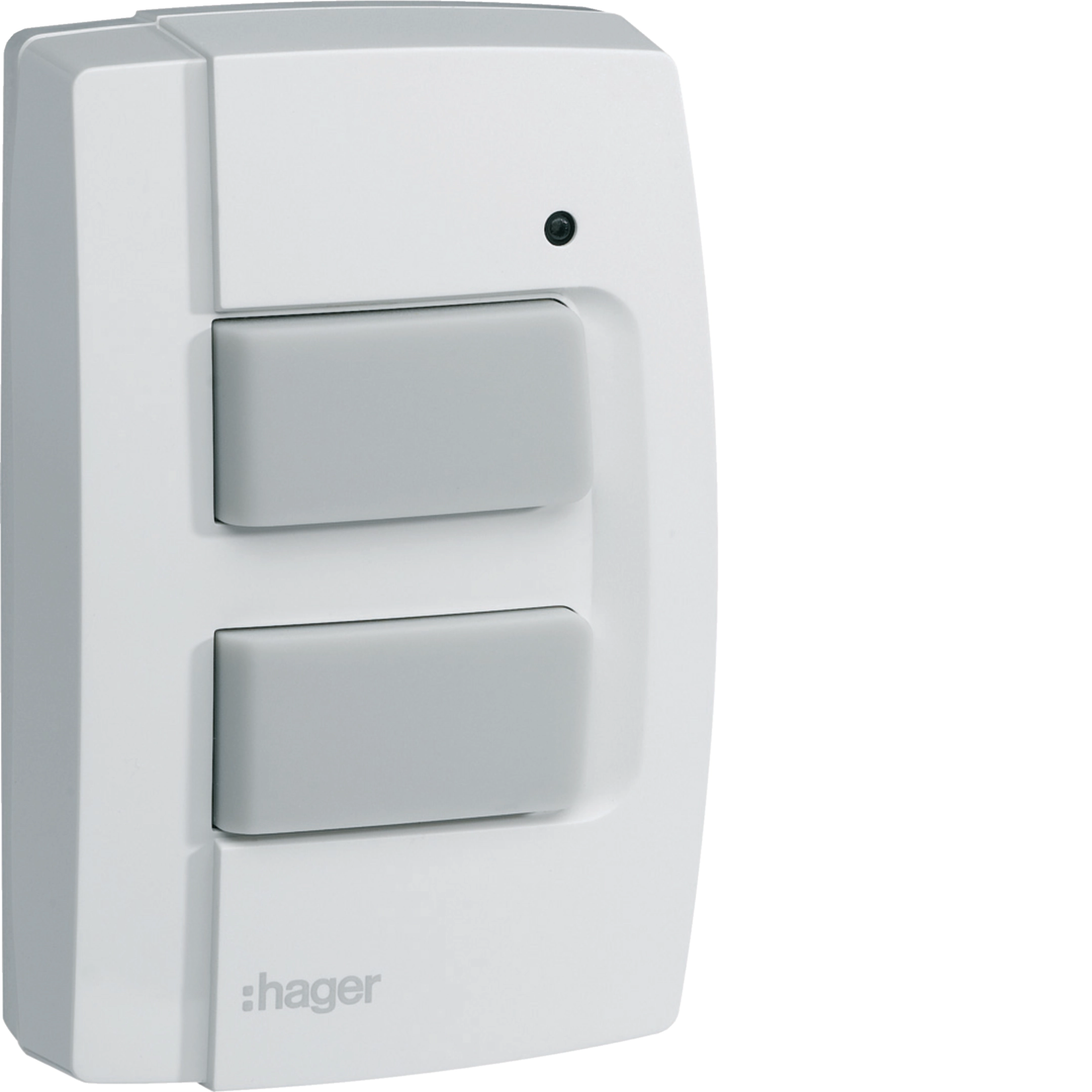 Hager Funk Aufputz 2-fach Tastsensor IP55, q.-link