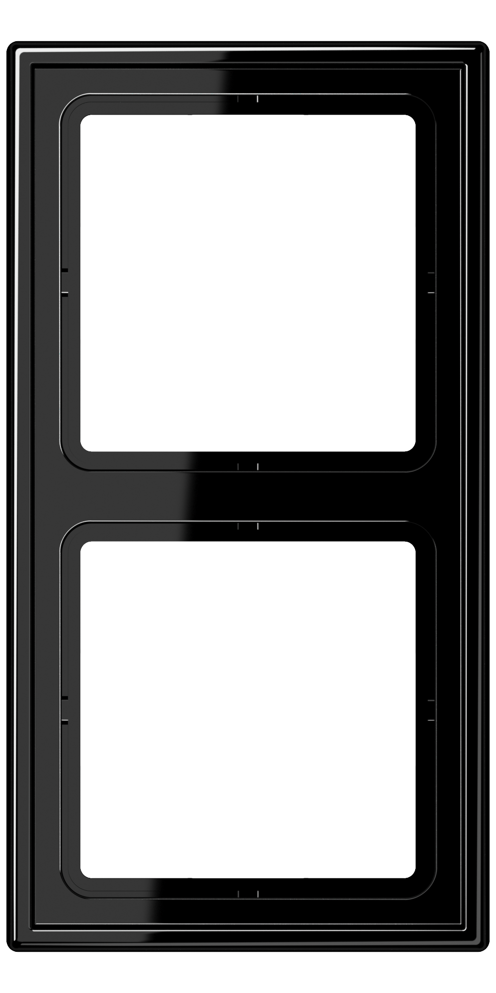 Jung Jung LS 982 SW Rahmen 2-f.schwarz