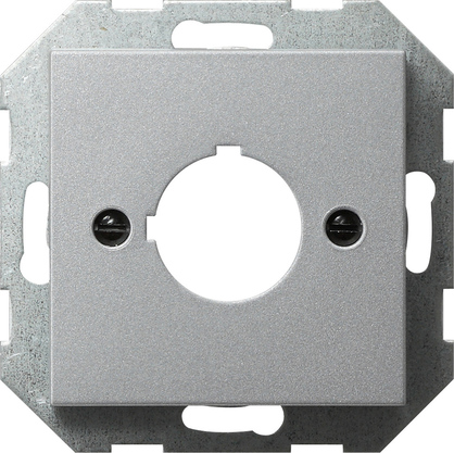 Gira Zentralplatte f.22,5 alu System 55