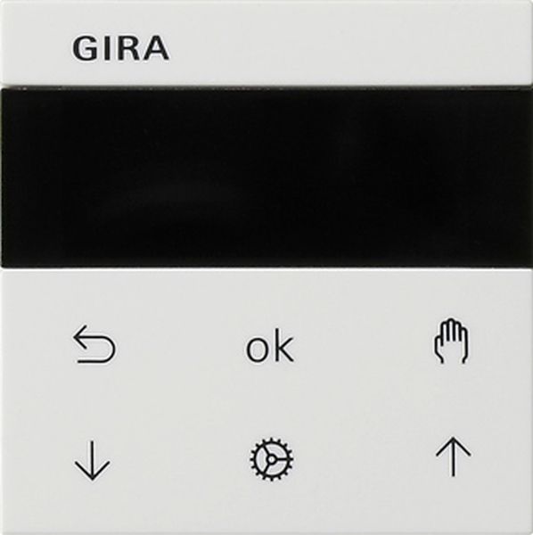Gira Jalousie System 55 reinweiß glänzend