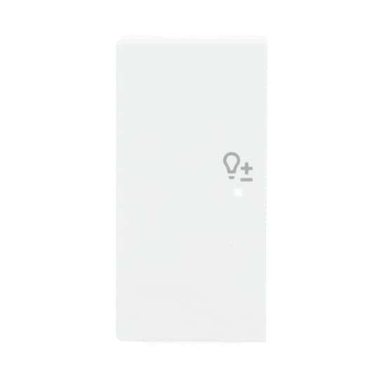 Busch-Jaeger Wippe 2-fach links, mit Symbol "Dimmer"