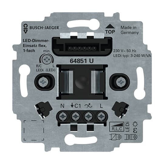Busch-Jaeger LED-Dimmer-Einsatz flex, 1-fach 3-240VA