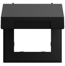 Gira Rahmen System 55 schwarz matt lackiert