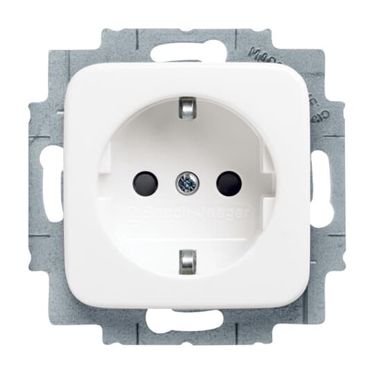 Busch-Jaeger SCHUKO® Steckdosen-Einsatz Safety+ alpinweiß - Reflex SI
