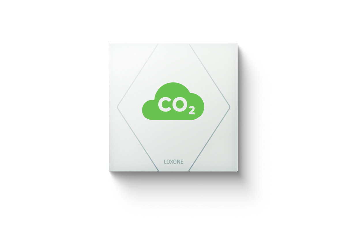 Loxone Touch Pure Classic CO2 Tree Signalweiß