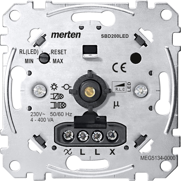 Merten Universal-Dimmer-Einsatz System M (farbneutral)
