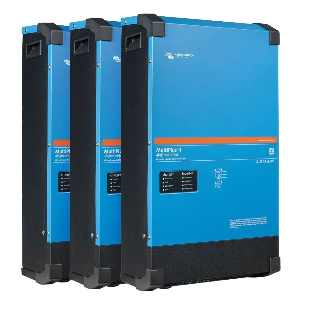Speichersystem 19,2–28,8 kWh – Victron MultiPlus-II 48/10000 + Pylontech US5000 (3-phasig)