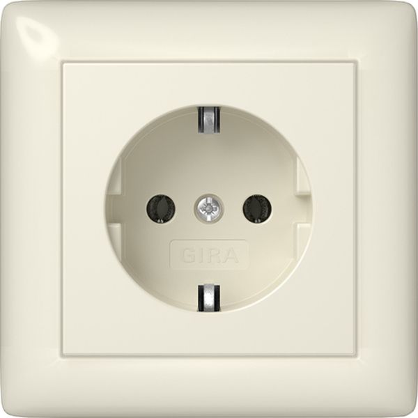 Gira Steckdose System 55 cremeweiß glänzend