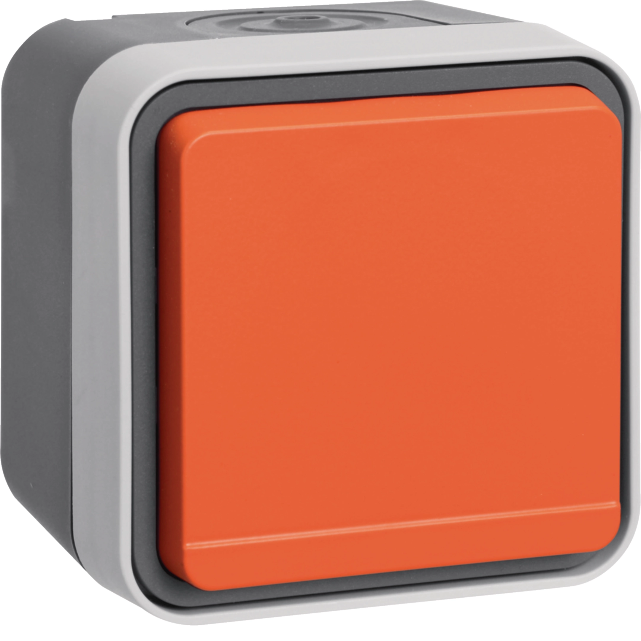 Hager Steckdose mit SK-Stift orange KD W.1 grau