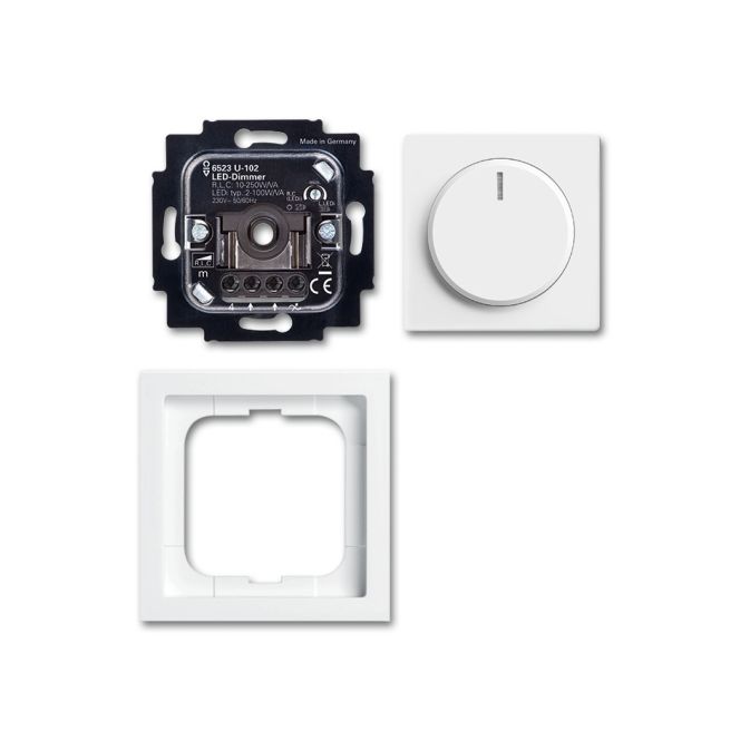 Busch-Jaeger Drehdimmer Reflex SI studioweiß