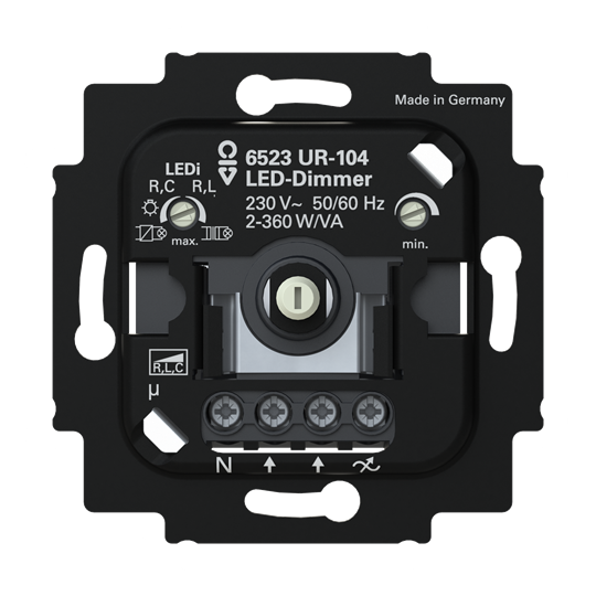 Busch-Jaeger LED-Dimmer 2+3 Draht mit N-Klemme ohne Spreize