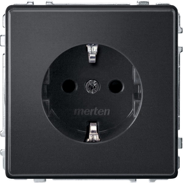 Merten SCHUKO-Steckdose System M anthrazit