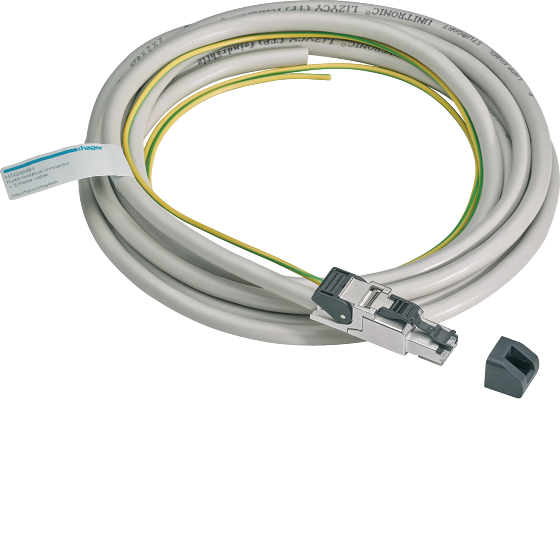 Hager Modbus-Kabel 3 mit mit RJ45-Stecker