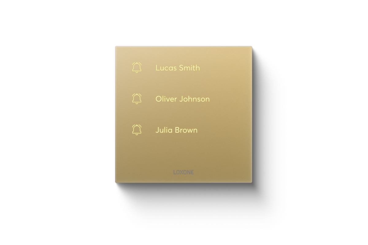 Loxone Touch Pure Flex 24V Air Gold