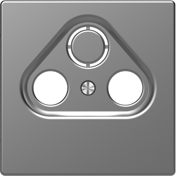Merten Zentralstück System M edelstahl