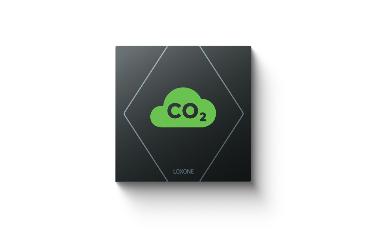 Loxone Touch Pure Classic CO2 Tree Anthrazit