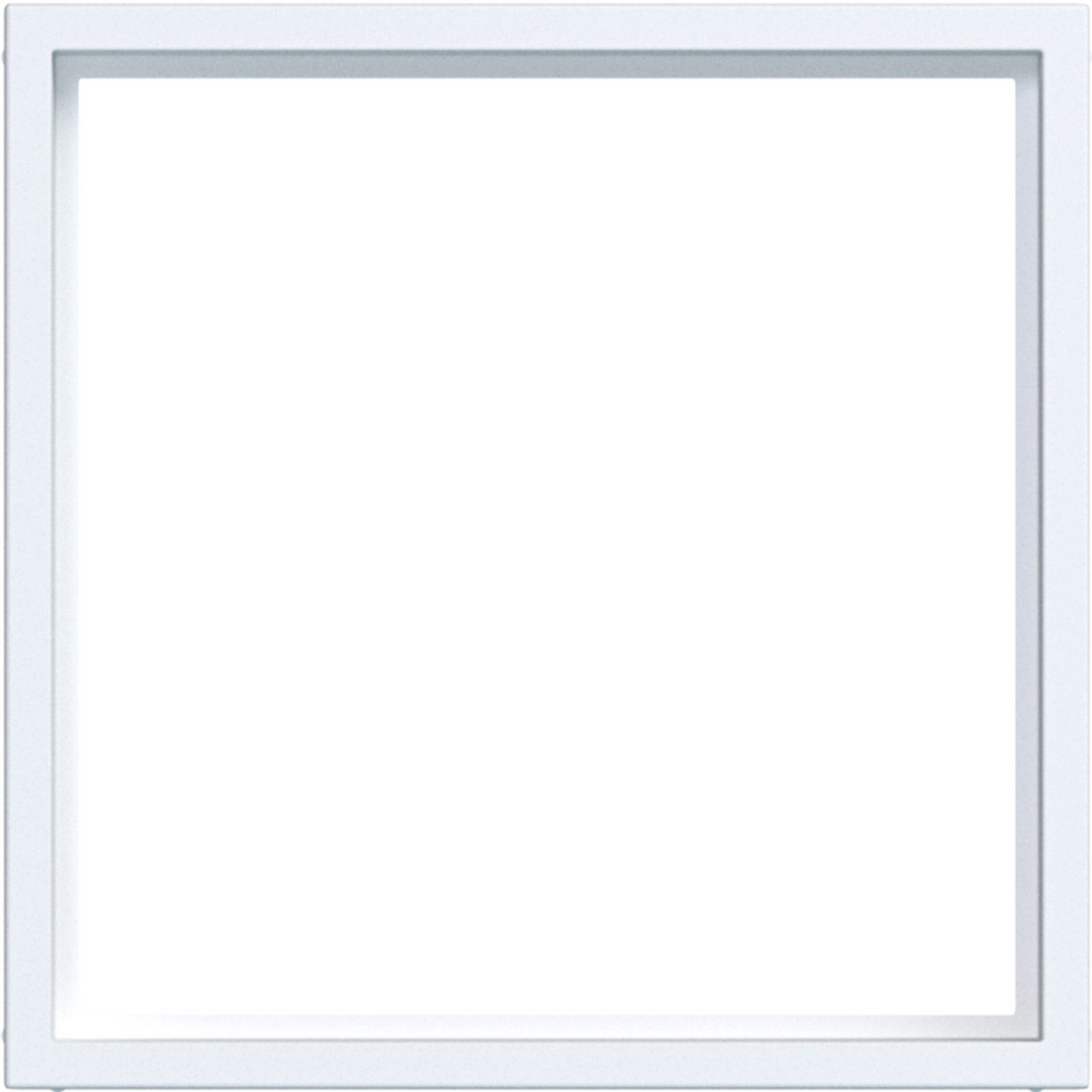 Hager Zwischenring für Zentralplatte 50 x 50 mm, A.x/C.x, lichtweiß matt