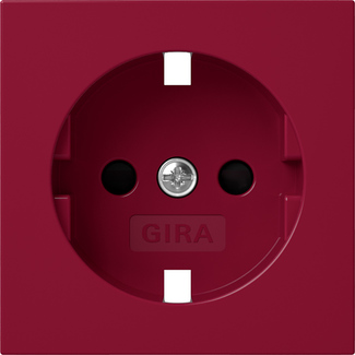 Gira Abd. SCHUKO-Steckd. SH System 55 Rot 4