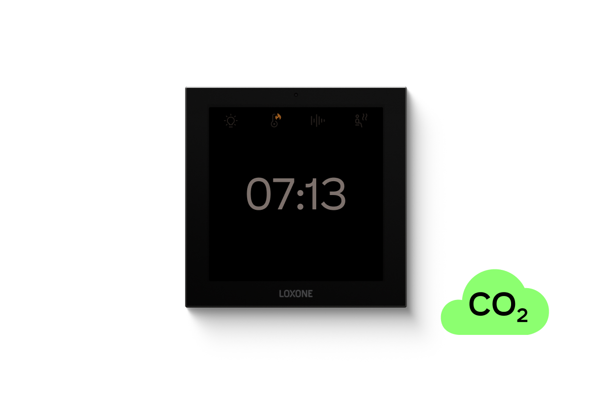 Loxone Touch Pure Display CO2 Tree