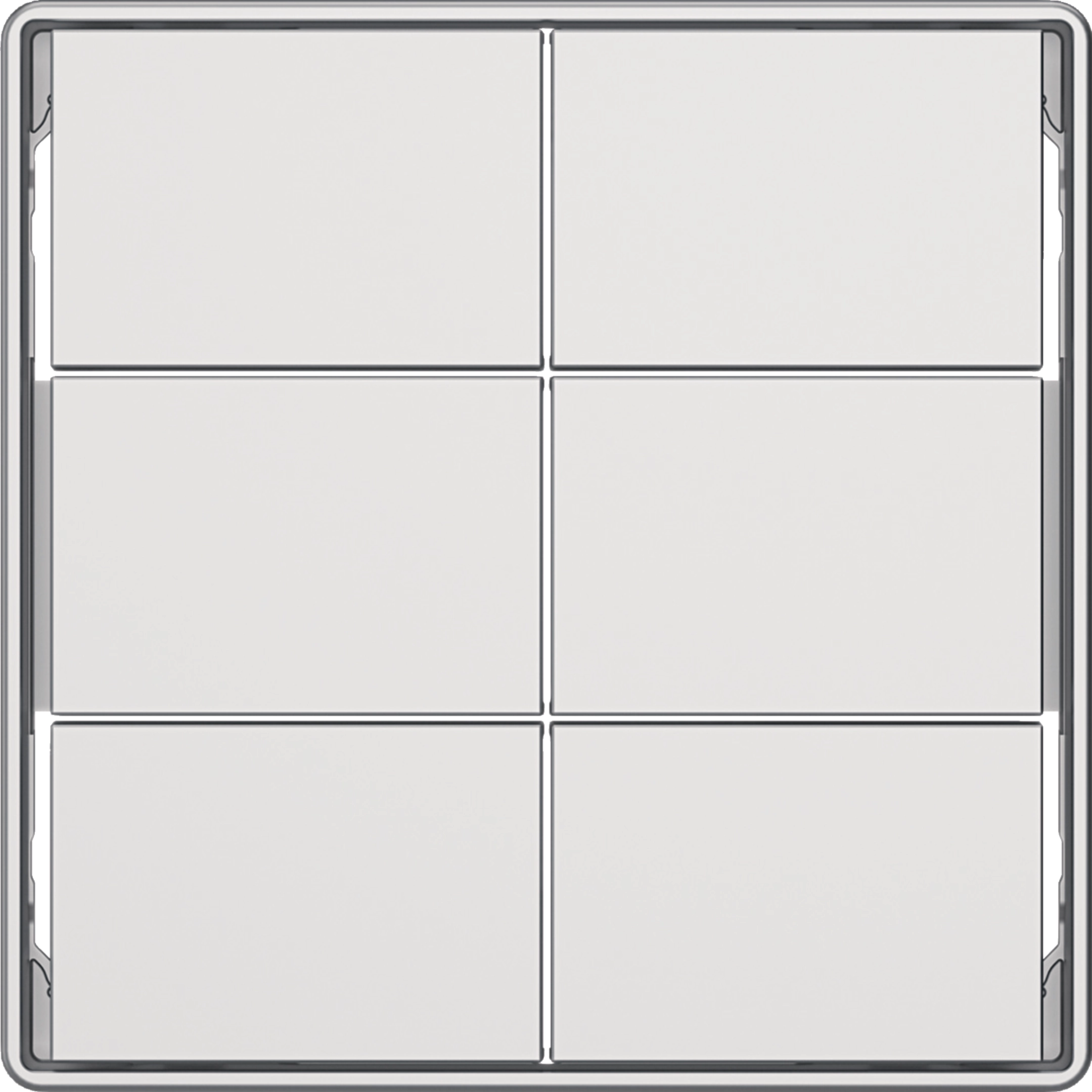 Hager Tasten f.Tast.modul, 6f, Q.x, pw mit