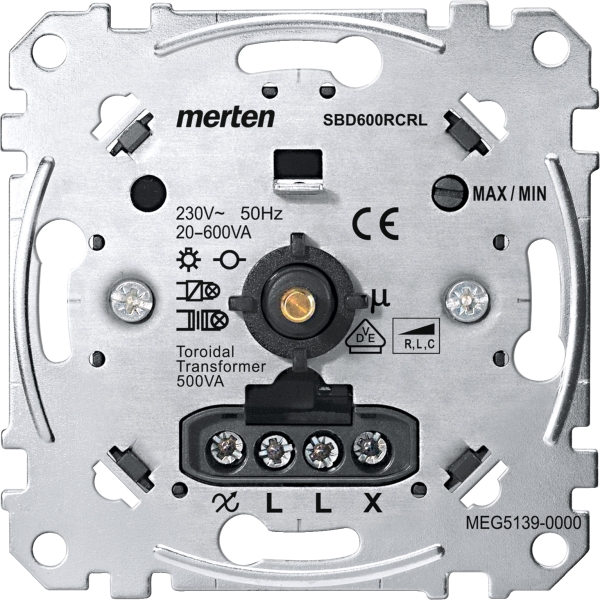 Merten Universal-Dimmer-Einsatz System M (farbneutral)