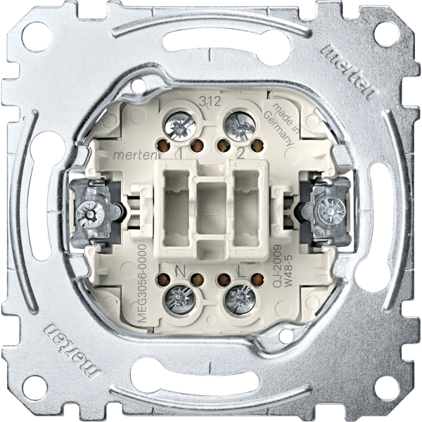 Merten Wechseltaster-Einsatz System M (farbneutral)
