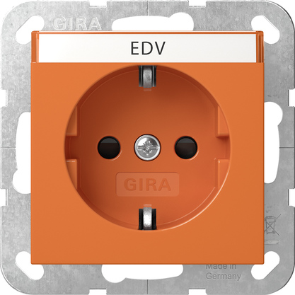 Gira SCHUKO-Steckd. BSF + SH System 55 Orange 4