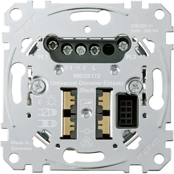 Merten Universal-Dimmer-Einsatz System M (farbneutral)