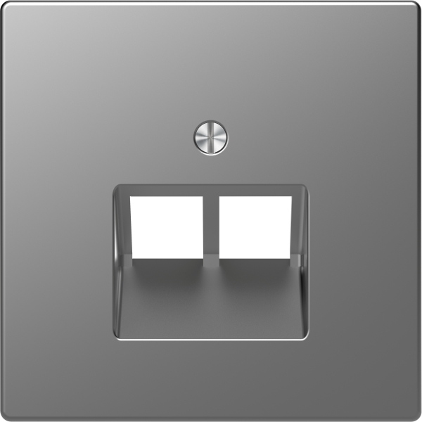 Merten Zentralstück System M edelstahl