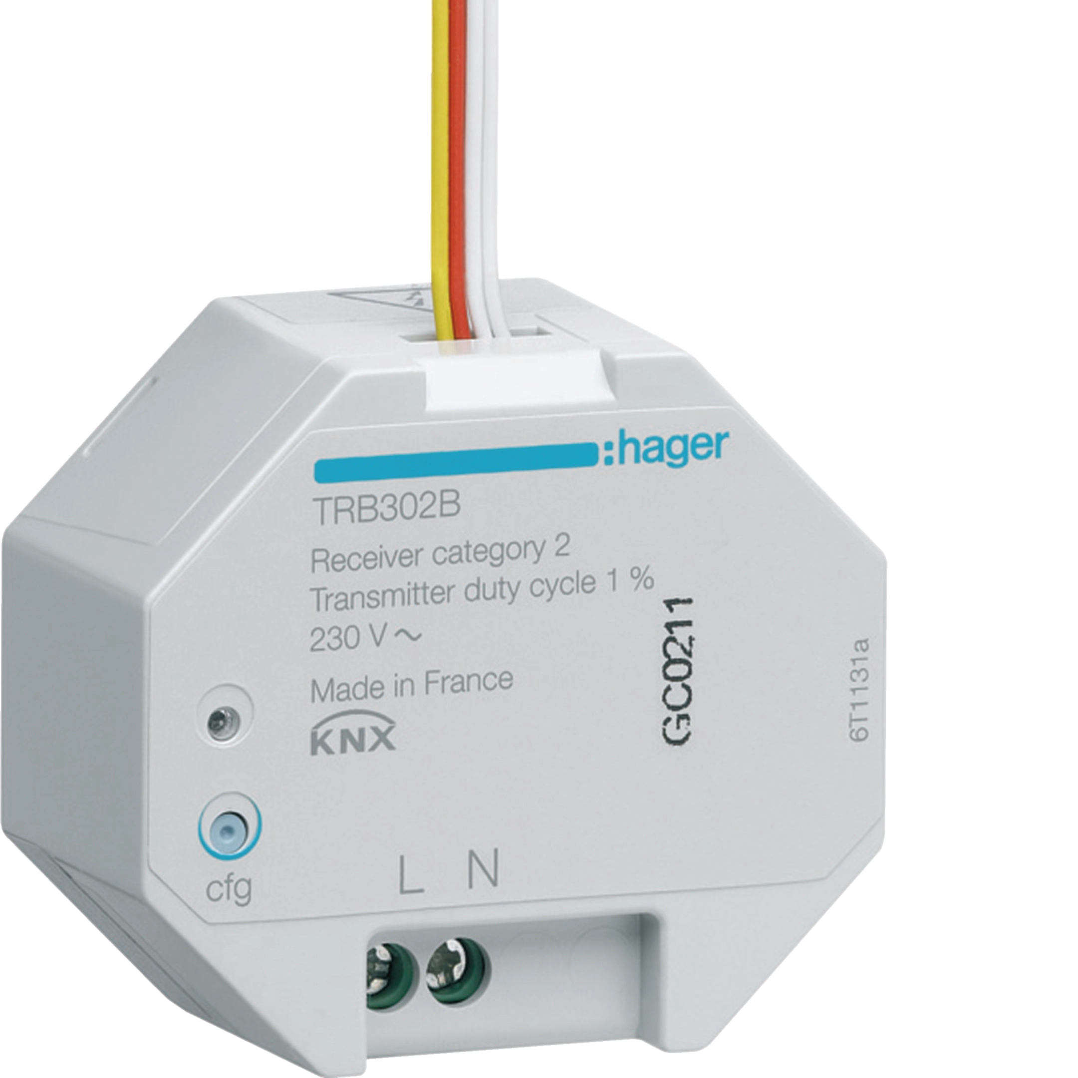 Hager Funk Unterputz Eingang 2 fach 230V, q.-link