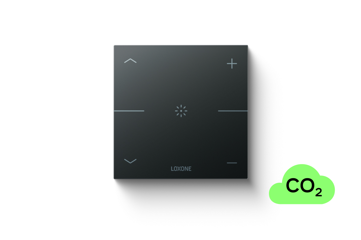 Loxone Touch Pure CO2 Tree Anthrazit