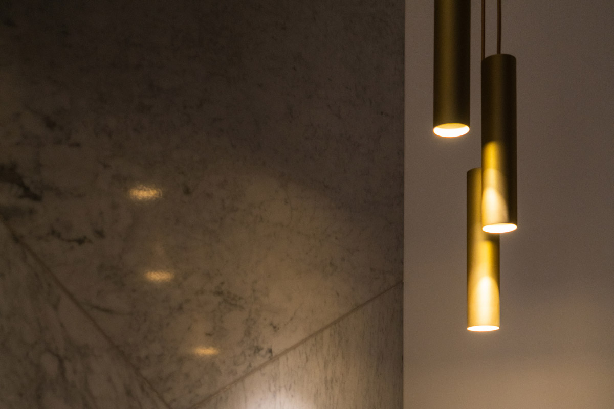 Loxone LED Pendulum Slim RGBW Tree Gold
