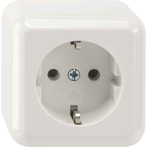 Merten SCHUKO-Steckdose System M polarweiß