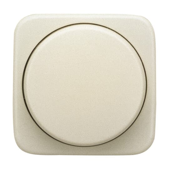 Busch-Jaeger Zentralscheibe mit Befestigungsmutter für Dimmer Drehknopf mit Glimmlampe weiß
