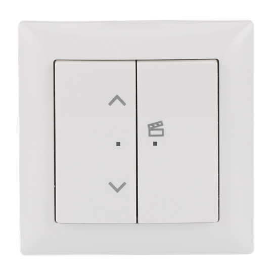 Busch-Jaeger Jalousie-Einsatz flex, 1-fach, Komplettset, 2-fach Bedienelement, Wireless