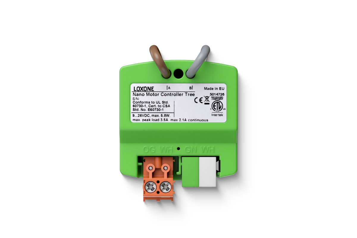 Loxone Nano Motor Controller Tree