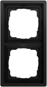 Gira Rahmen System 55 schwarz matt lackiert
