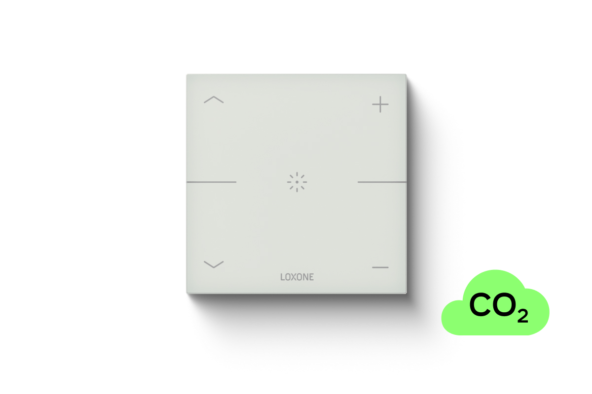 Loxone Touch Pure CO2 Tree Samtweiß