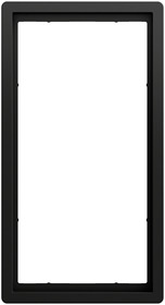 Gira Rahmen System 55 schwarz matt lackiert
