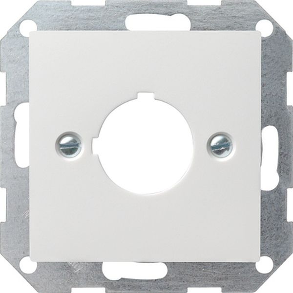 Gira Einsatz System 55 reinweiß glänzend