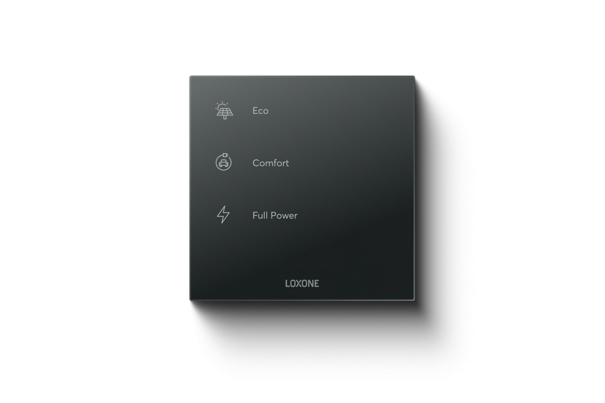 Loxone Touch Pure Flex Air Anthrazit - Wallbox Gen. 1 Auslaufmodell