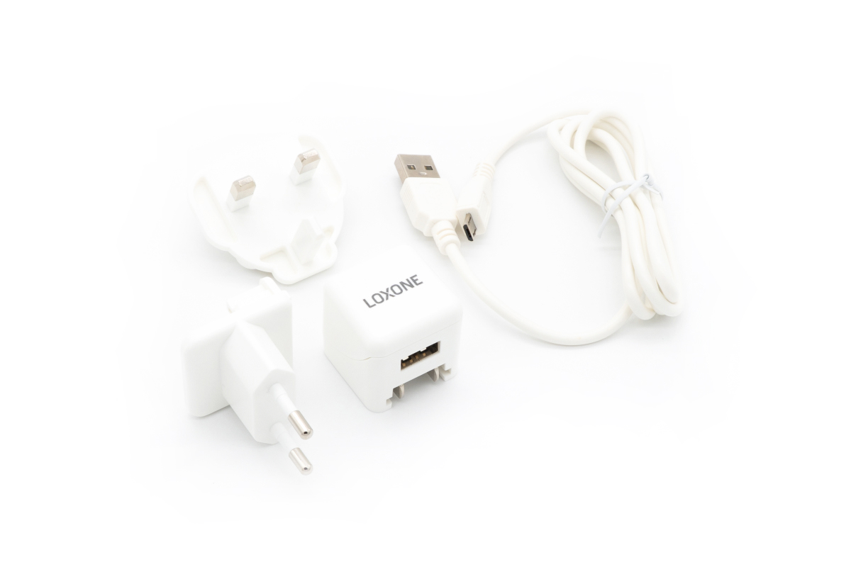 Loxone USB Netzteil inkl. Kabel Weiß