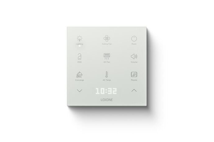 Loxone Touch Pure Flex Battery Air Samtweiß