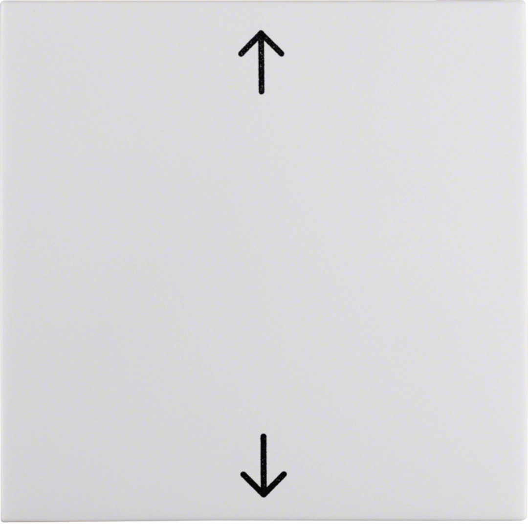 Berker 16208919 Wippe mit Aufdruck Symbol Pfeile S.1 / B.3 / B.7 polarweiß