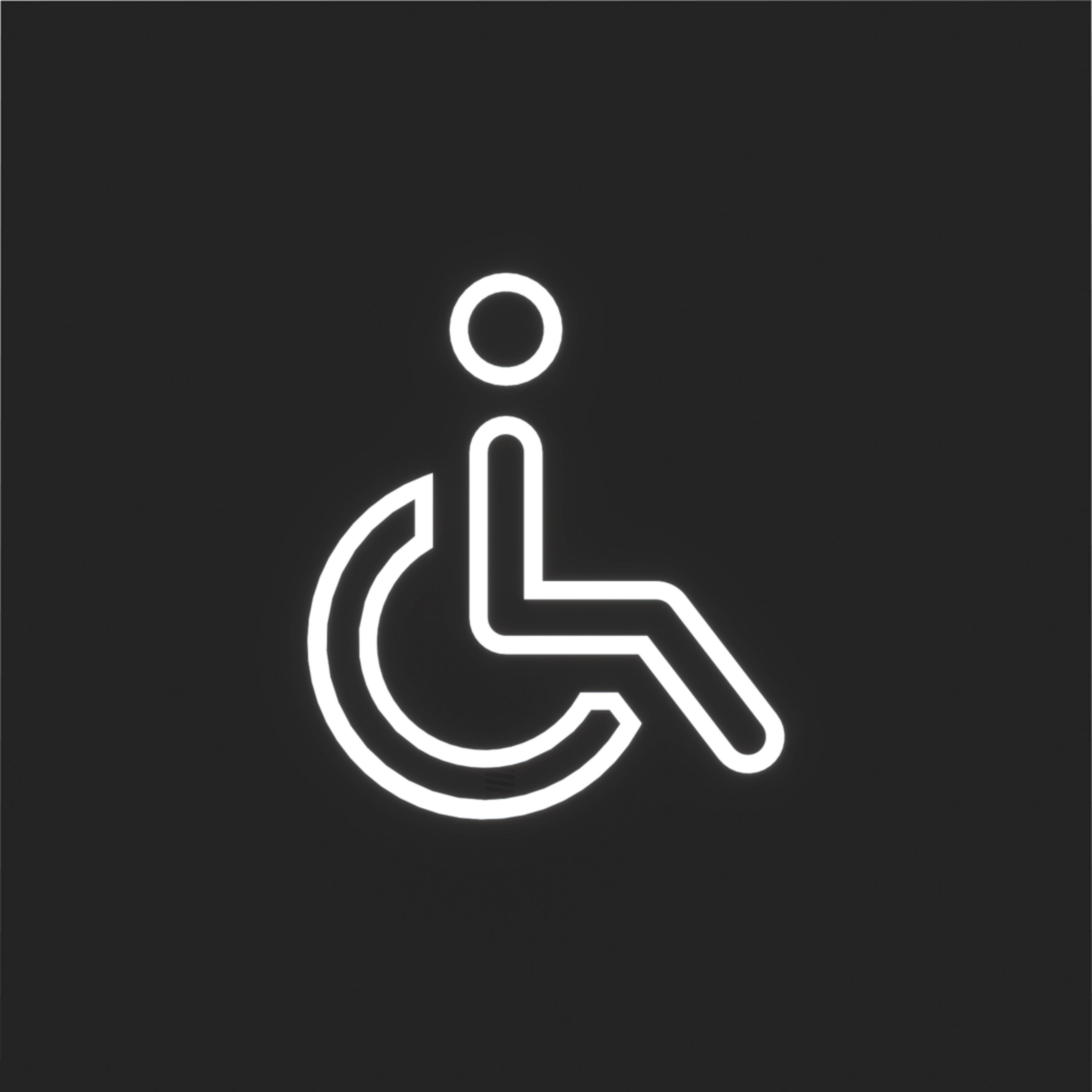 Hager Folie für LED-Signaleinsatz, mit Symbol Rollstuhl, A.x/C.x