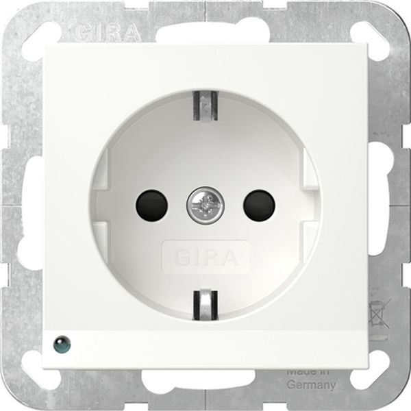 Gira Steckdose System 55 reinweiß glänzend