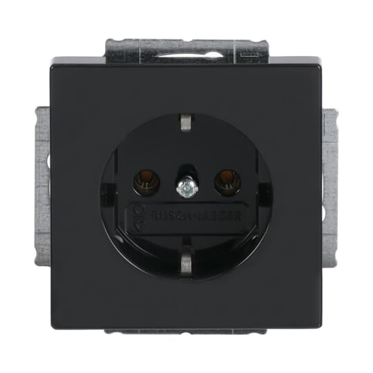 Busch-Jaeger SCHUKO® Steckdosen-Einsatz anthrazit - Plattform 63