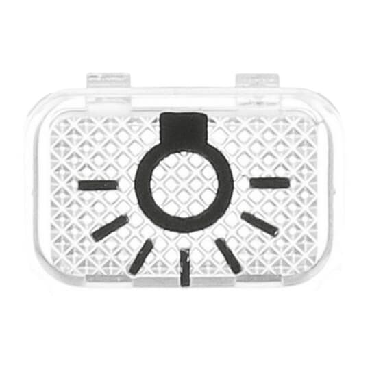 Busch-Jaeger Tastersymbol, transparent Licht
