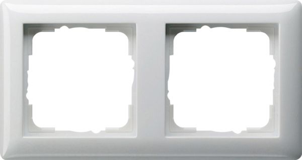 Gira Rahmen System 55 reinweiß glänzend