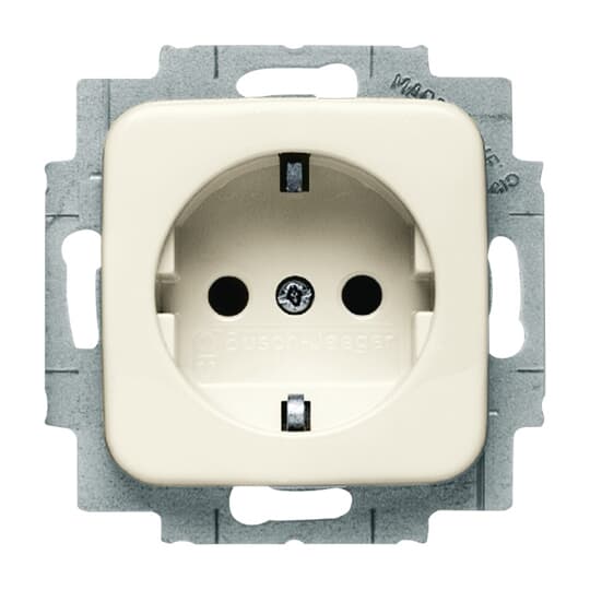 SCHUKO® Steckdosen-Einsatz Safety+ weiß - Busch-Duro 2000® SI